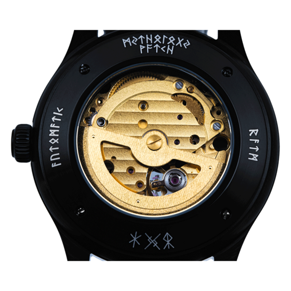 ULLR STEEL BLACK BLACK GOLD AUTOMATIC WATCH