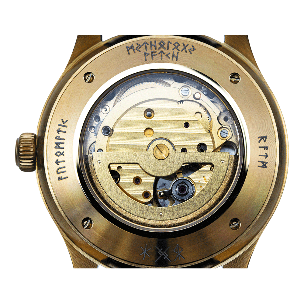 BALDUR STEEL GOLD GOLD GOLD AUTOMATIC WATCH