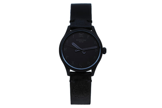 Loki Leather Black Black Black Quartz Watch