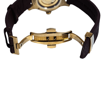 Leather Brown Gold WATCHSTRAP