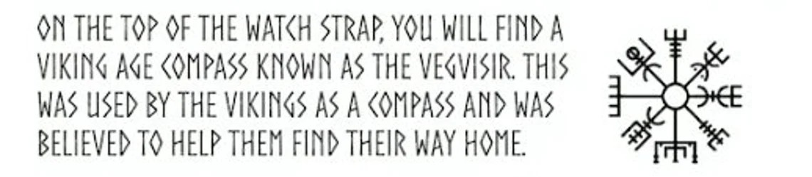 Thor Leather Black Gold Black Quartz Watch