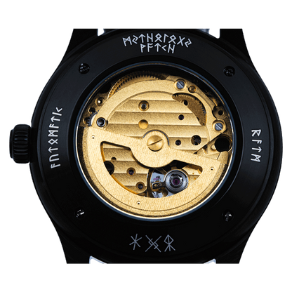 Hel Steel Black Black Black Automatic Watch