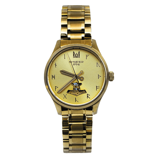 BALDUR STEEL GOLD GOLD GOLD AUTOMATIC WATCH