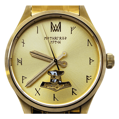 BALDUR STEEL GOLD GOLD GOLD AUTOMATIC WATCH