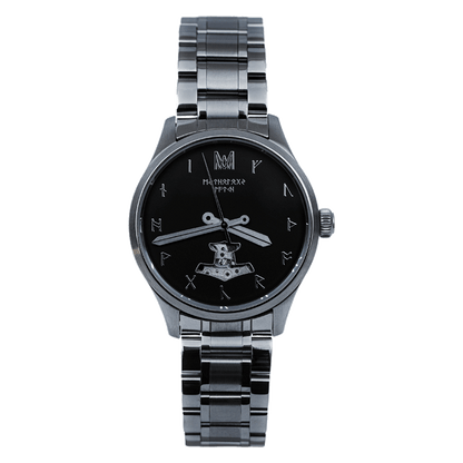 BRAGI STEEL SILVER SILVER BLACK AUTOMATIC WATCH