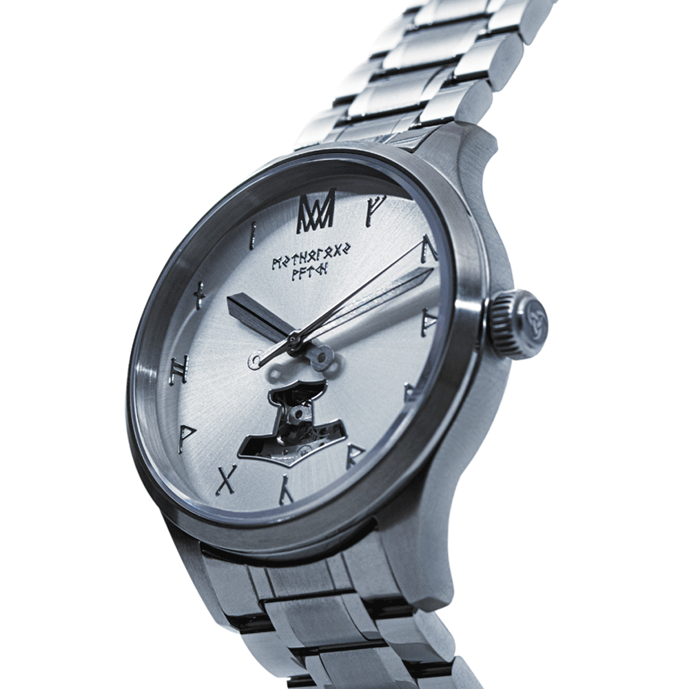 Freyr Steel Silver Automatic Watch